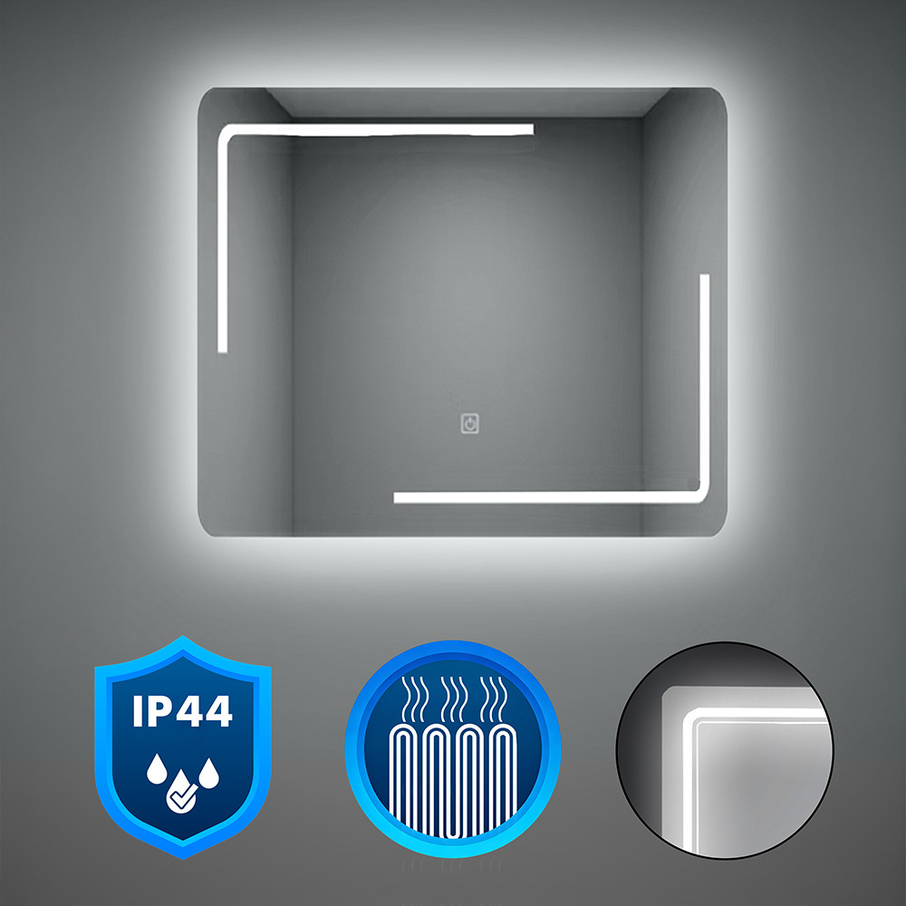 Image of Ada 60 tükör led világítással 60x80 cm