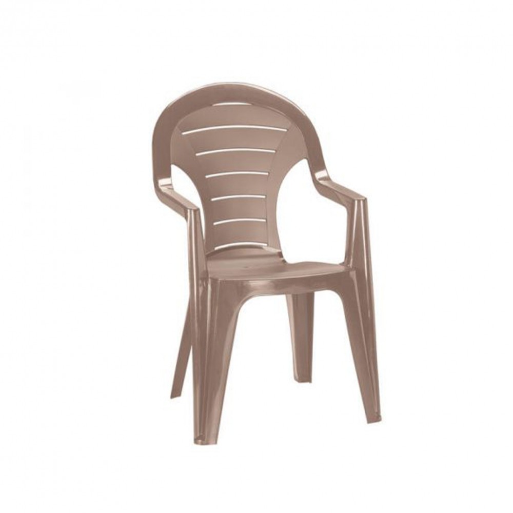 Image of Bonaire műanyag kerti szék, cappuccino színben