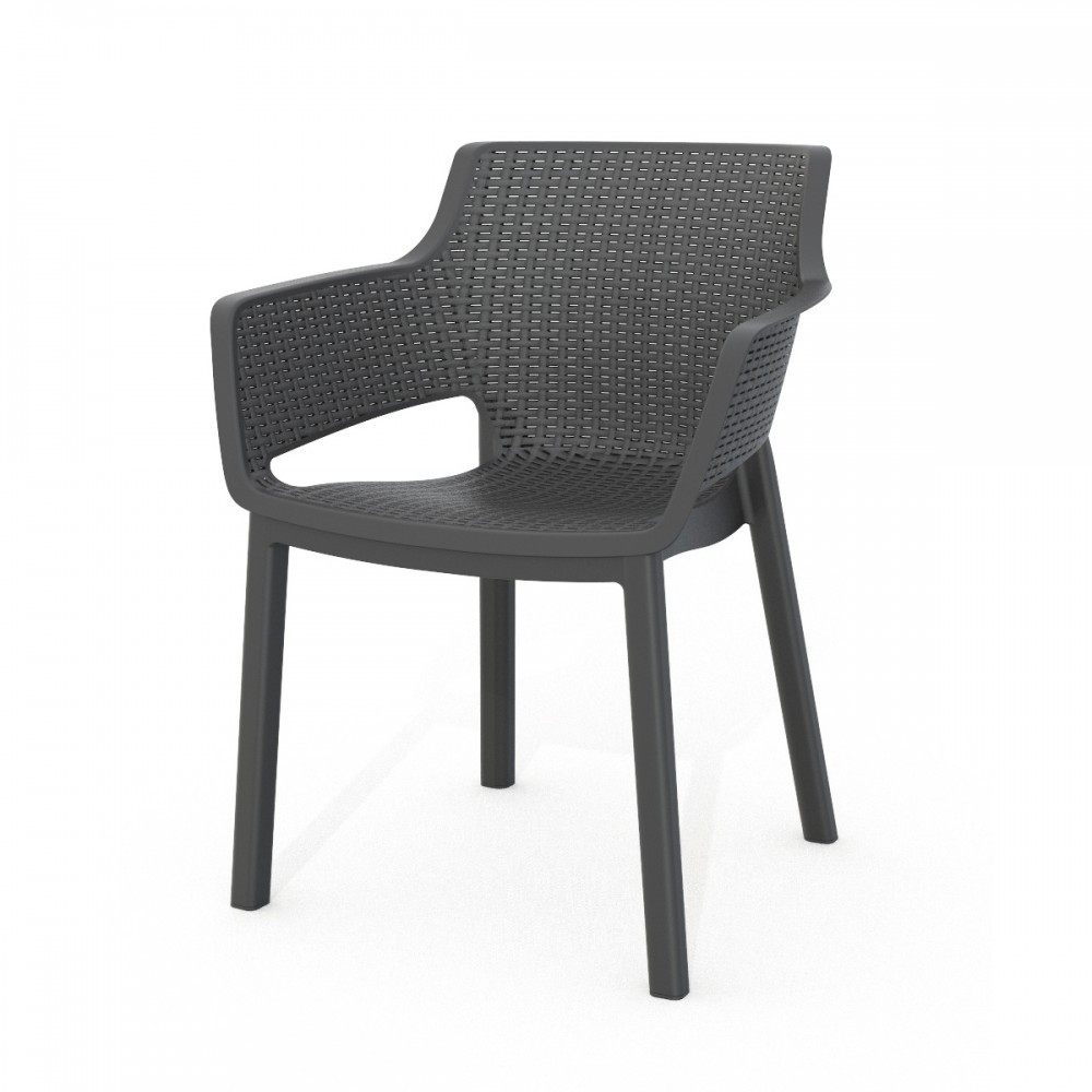 Image of Eva műanyag kerti szék grafit