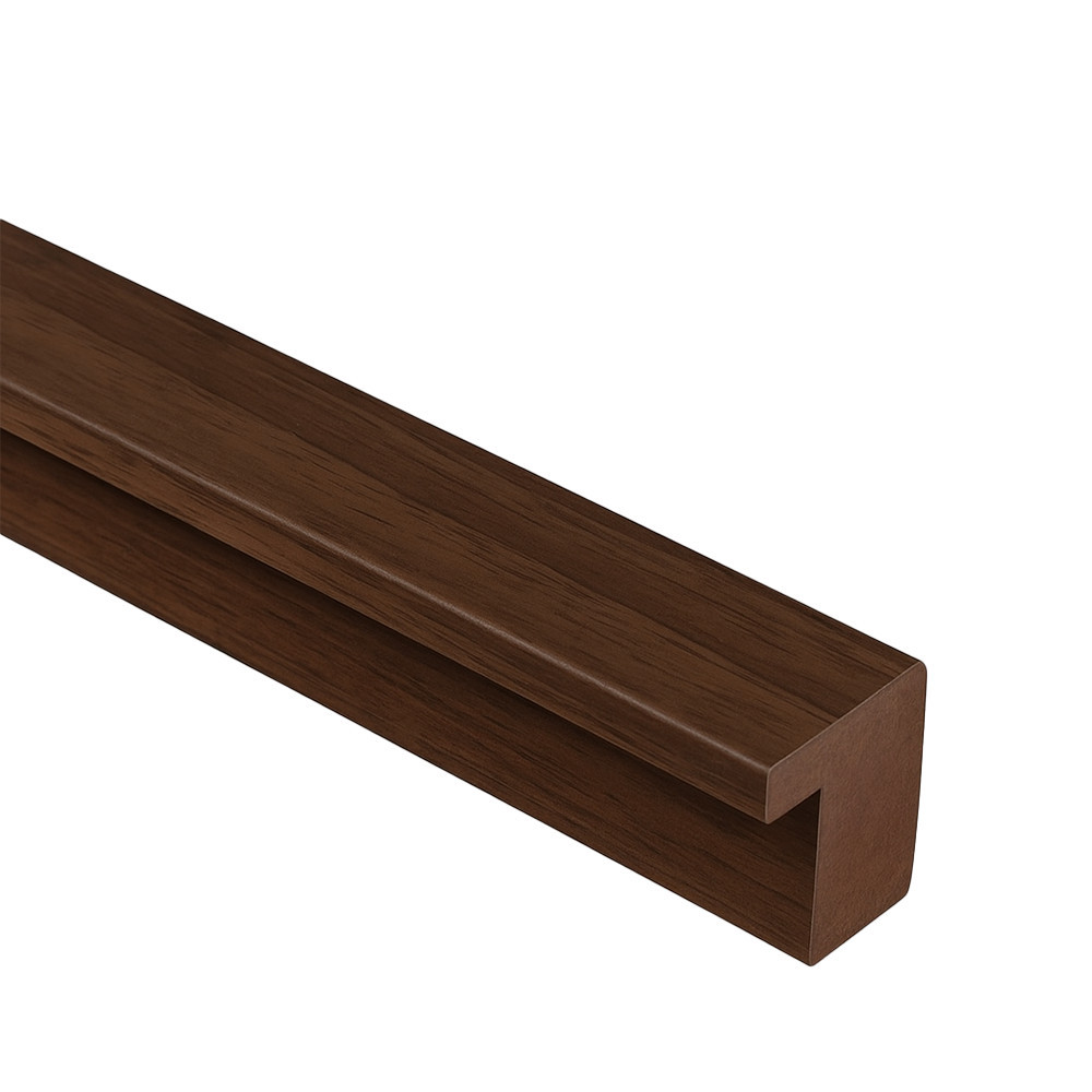 Image of Végzáróléc dió hatású 260x2,5x1,8 cm