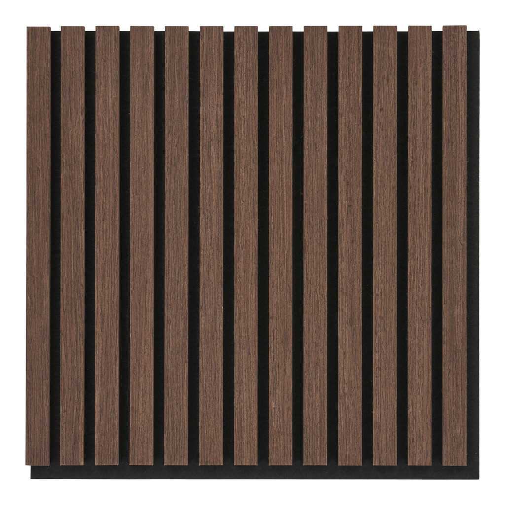 Image of Akusztikus panel, fa furnér, dió, dió hatású 52x52x2,2 cm