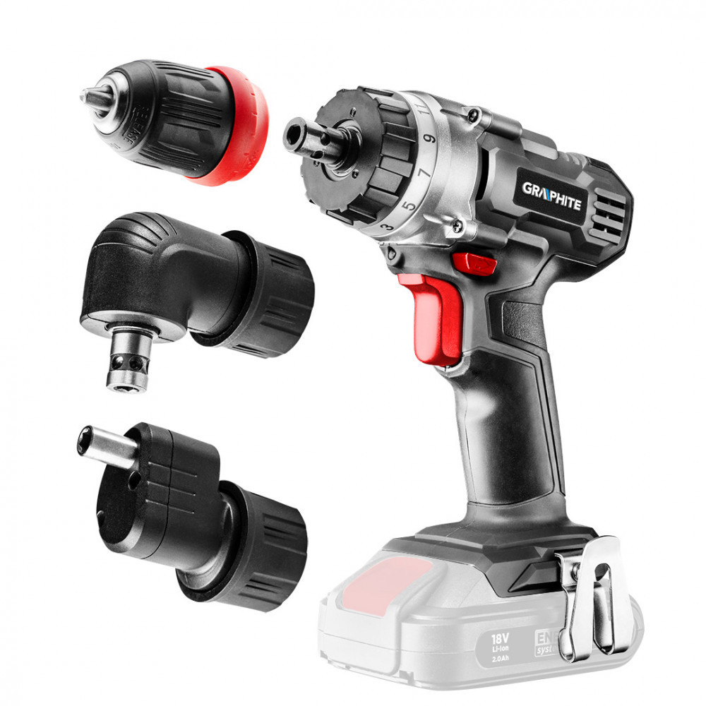 Image of Akkus fúró csavarozó, energy+ 18v akku nélkül, Graphite