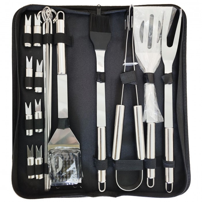 Image of Grill eszköz készlet szövettáskával