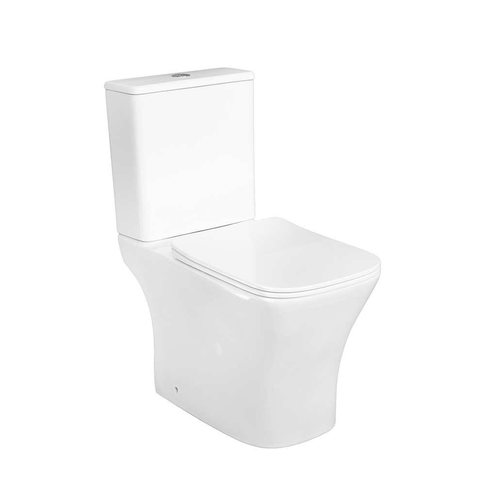 Image of Nile monoblokkos kompakt WC alsó kifolyással soft close ülőkével