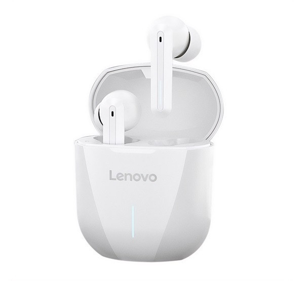 LENOVO XG01 bluetooth fülhallgató SZTEREO (v5.0, TWS, mikrofon + töltőtok) FEHÉR