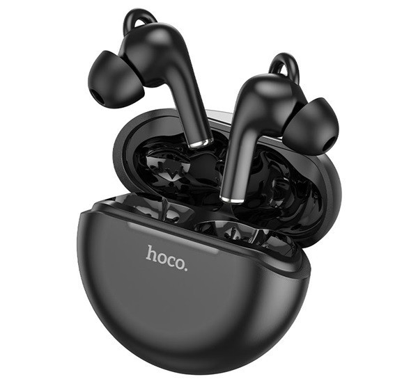 HOCO ES60 bluetooth fülhallgató SZTEREO (v5.1, TWS, mikrofon + töltőtok) FEKETE