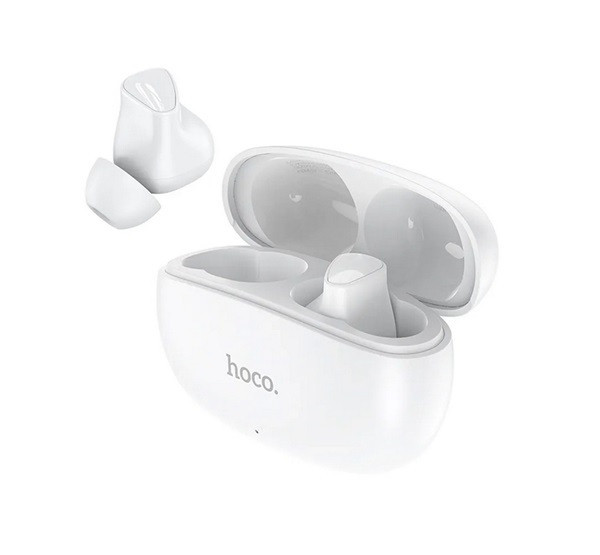 HOCO EW17 bluetooth fülhallgató SZTEREO (v5.3, TWS, mikrofon + töltőtok) FEHÉR