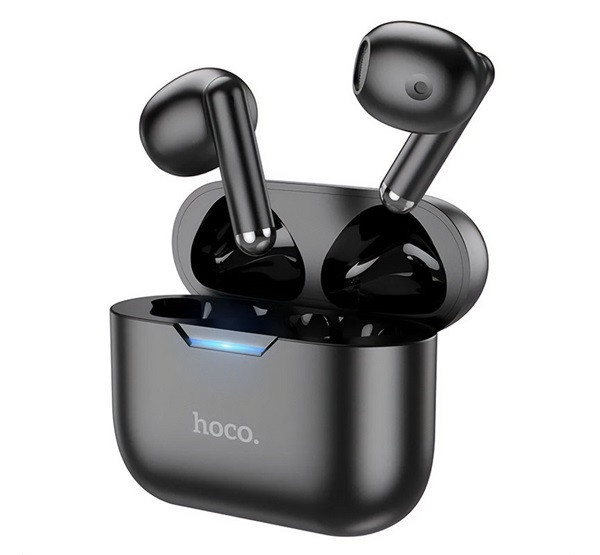 HOCO EW34 bluetooth fülhallgató SZTEREO (v5.3, TWS, mikrofon + töltőtok) FEKETE