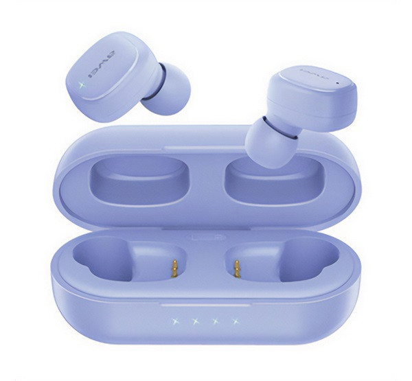 AWEI T13 PRO bluetooth fülhallgató SZTEREO (v5.1, TWS, vízálló, extra mini + töltőtok) LILA