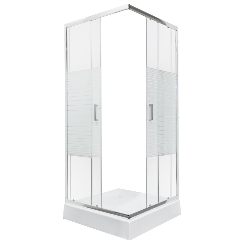 Madera 90 szögletes zuhanykabin tálcával 91x91x206 cm