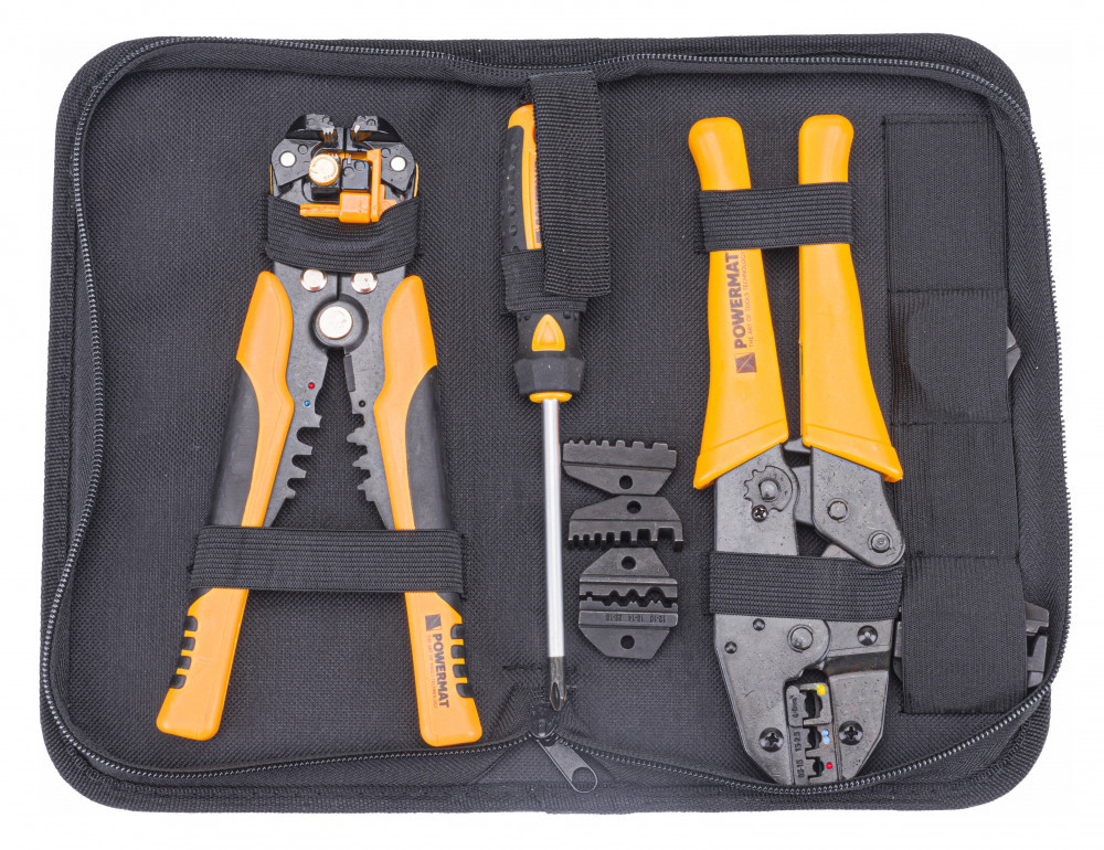 Image of Krimpelő fogó érvéghüvelyekhez és csatlakozókhoz készlet PM-ZDK-8T