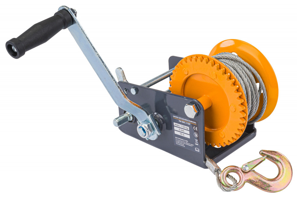 Image of Kézi drótköteles csörlő 1133kg 10m PM-WRC-1133T