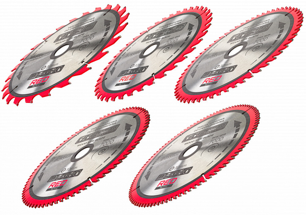 Image of 5 darabos körfűrész lap szett 255/30mm RTZTWD0082