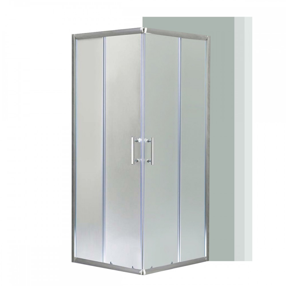 Spirit Matt 80x80x180 cm-es szögletes zuhanykabin, zuhanytálca nélkül